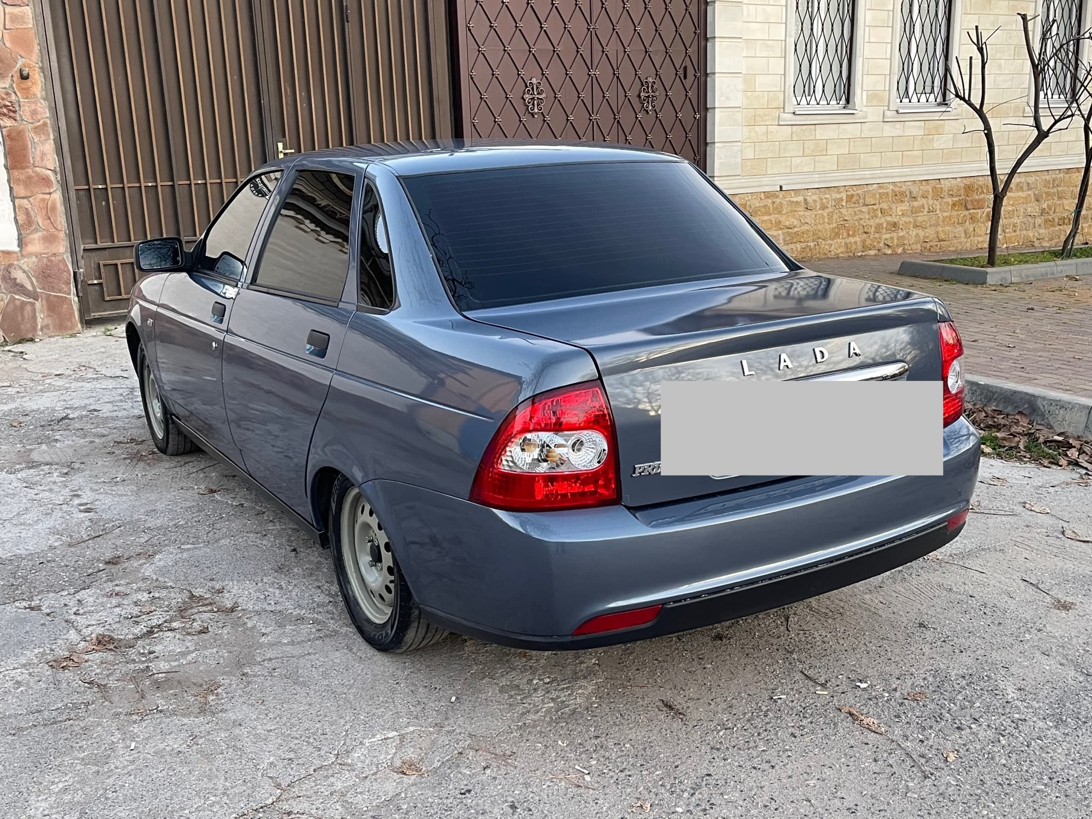 Полная покраска Лада Приора (тёмно-синяя)